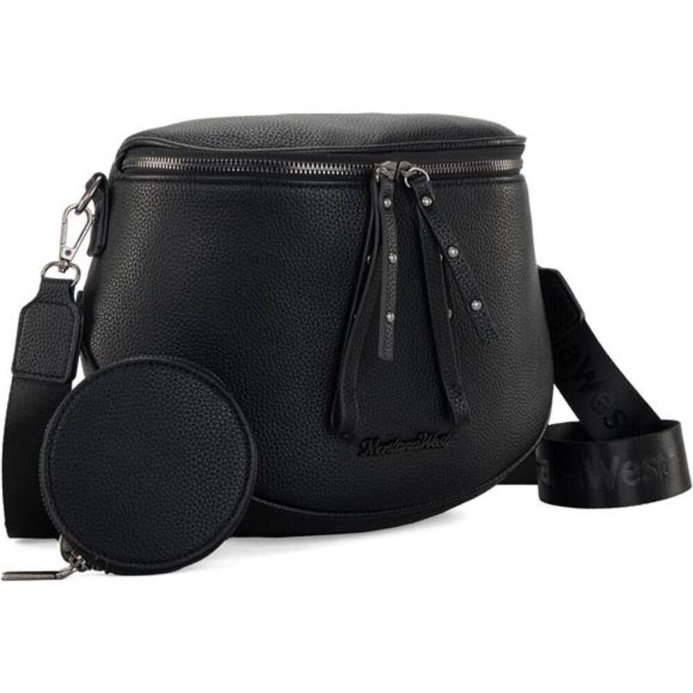 Large Crossbody Sling Bag for Women Adjustable Strap Bum Bag Purse with Pouch